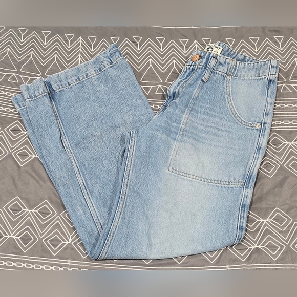 We The Free Denim - We The Free High Waisted Wide Leg Jeans Size 27